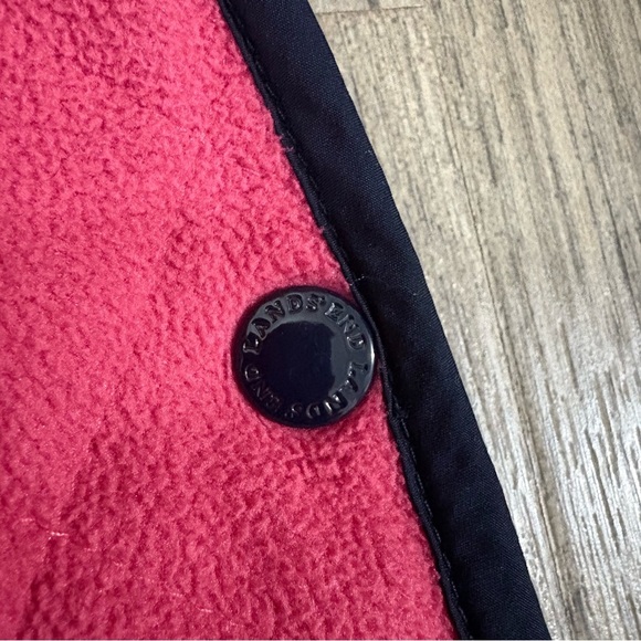 Lands’End Quilted Fleece Lined Reversible Girls/ Women’s Jacket Navy Pink Small - Picture 13 of 16
